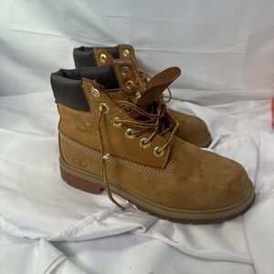 Timberland Tan Wheat Waterproof Boots Kids Size 2.5